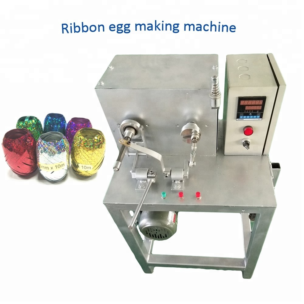 Ribbon egg machine