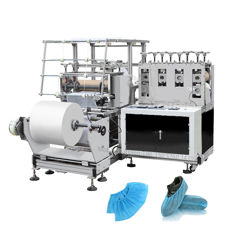 Disposable shoe cover making machine