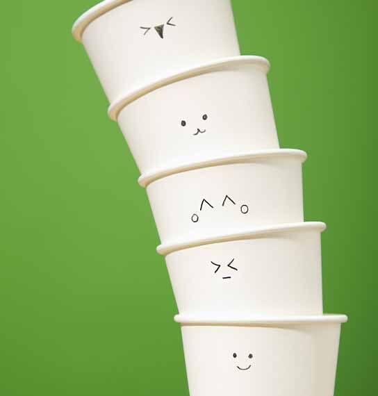 portfolio feature paper cup