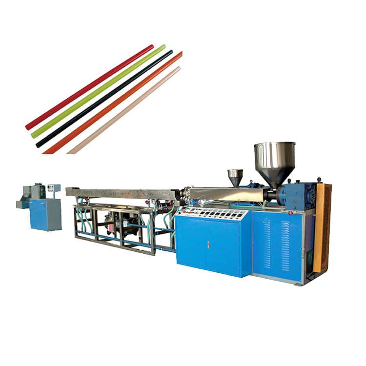 straws/sticks extruder line