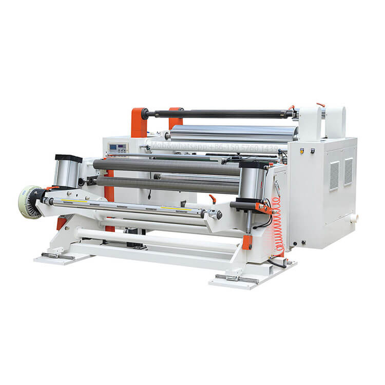 Surface center winding type slitting machine