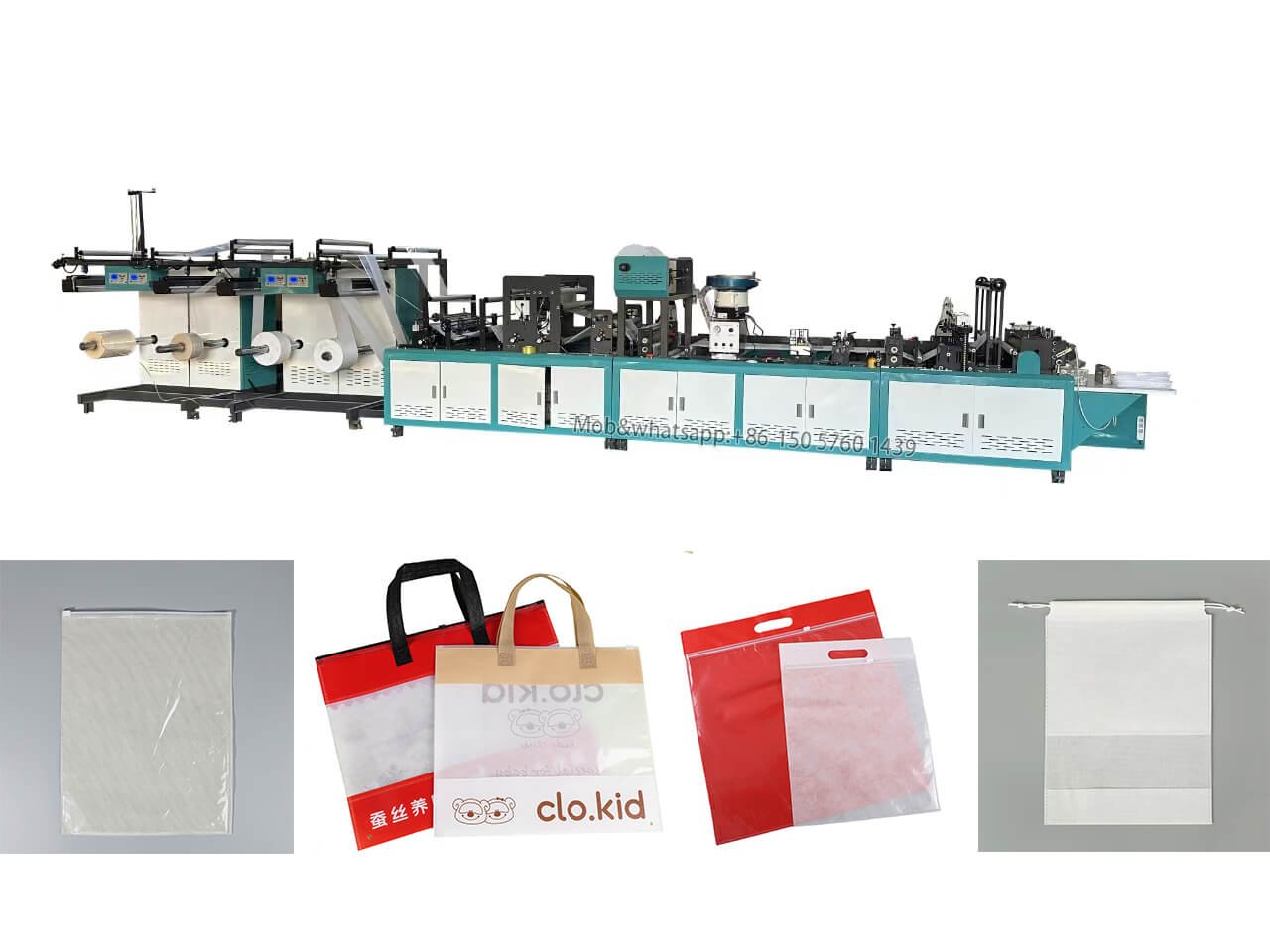 VZB-A Non-woven Slider Multiple Zipper Bag Making Machine