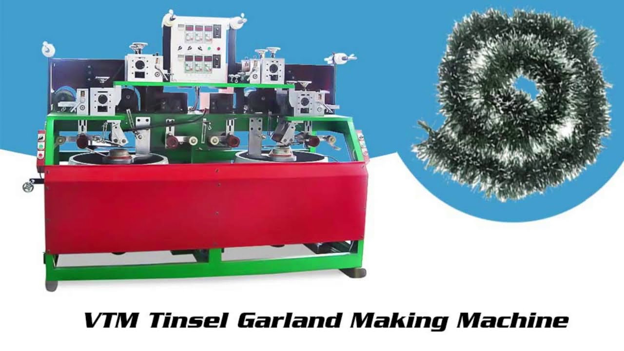 Tisel Kit Machine VTM Tinsel Garland Making Machine_China » VIE Machinery