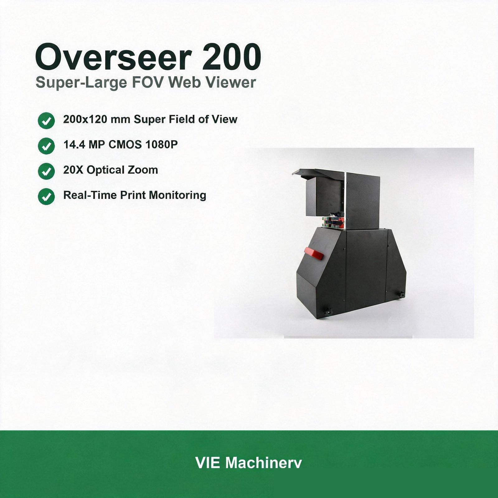 Overseer 200 01 Overseer 200 super-large field of view web viewer 200x120mm