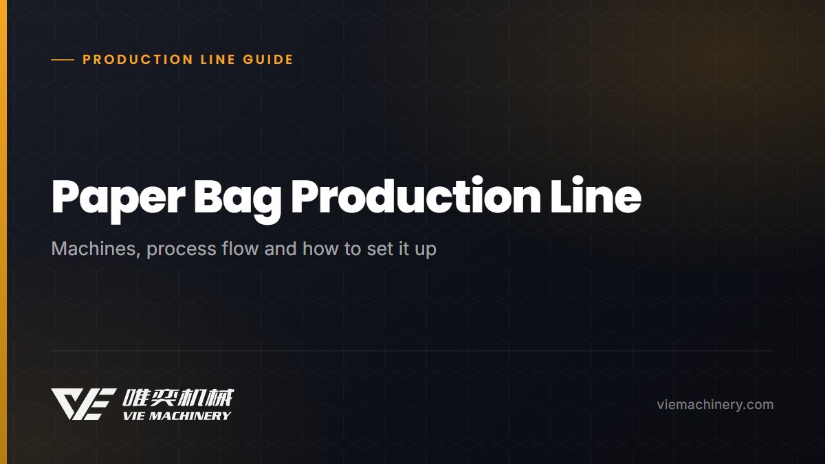 Paper Bag Production Line: Machines, Process Flow & How to Set It Up