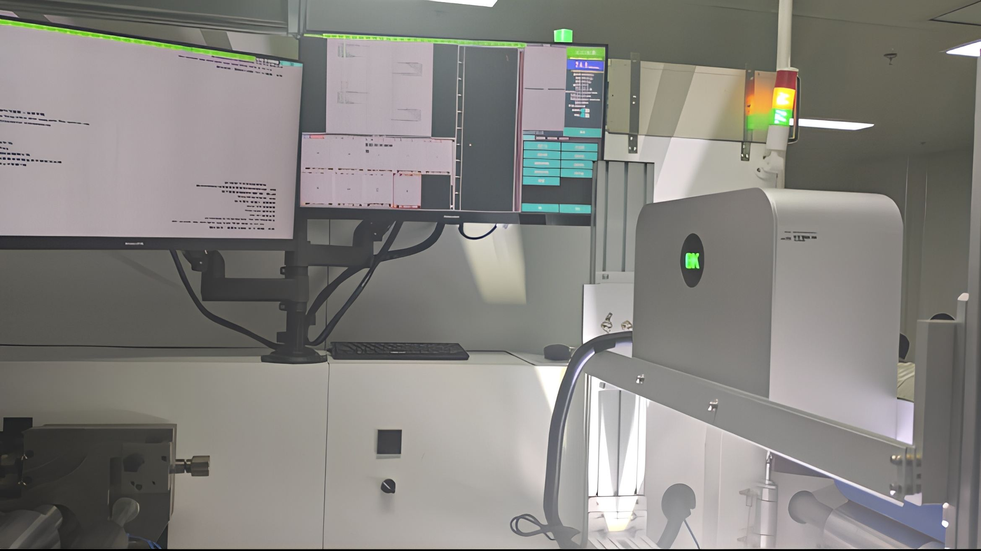 OK series inspection OK inspection head with operator screens